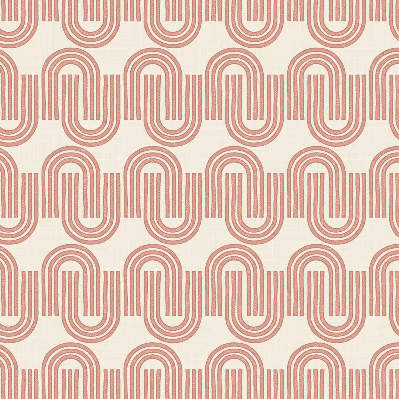Curves – Terracotta Clay wallpaper