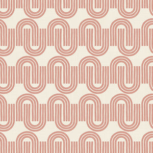 Curves – Terracotta Clay wallpaper