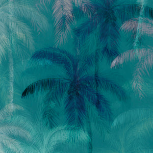 Dreaming Palm Trees – Blue Wallpaper