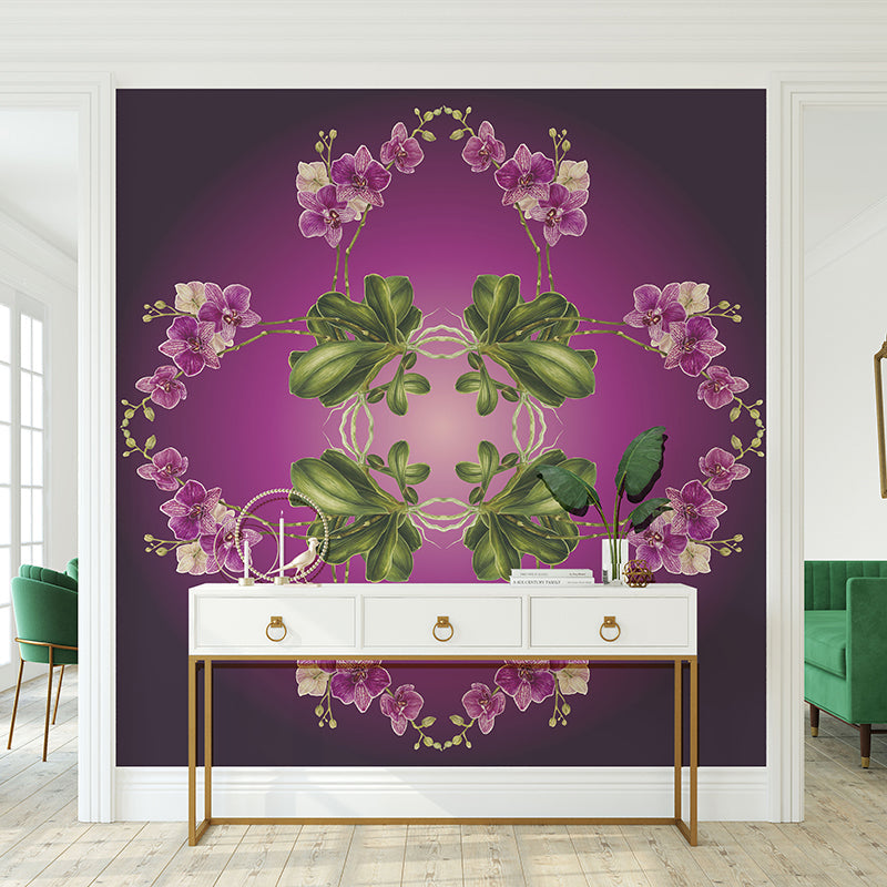 Exotic-Orchid-Botanical-Mural-Aubergine-by-Adrienne-Kerr-1.jpg