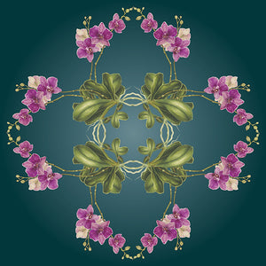 Exotic-Orchid-Botanical-Mural-Teal-by-Adrienne-Kerr-1.jpg