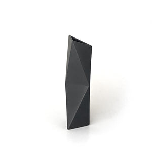 Facet Vase Matt Black