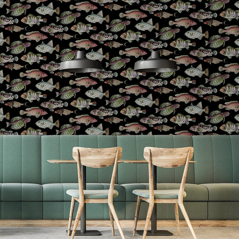 Fish Black Wallpaper