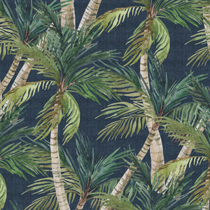 Palm Cocktail Dark Wallpaper