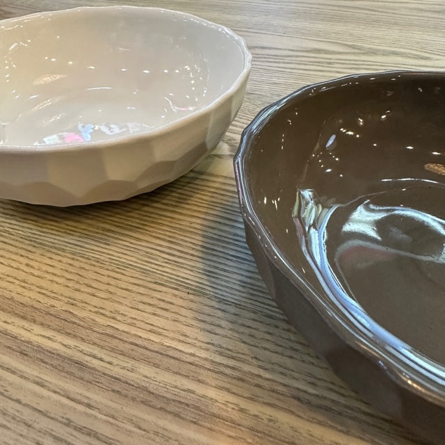 Carve Bowl Taupe
