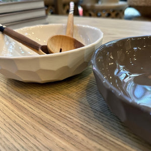 Carve Bowl Taupe