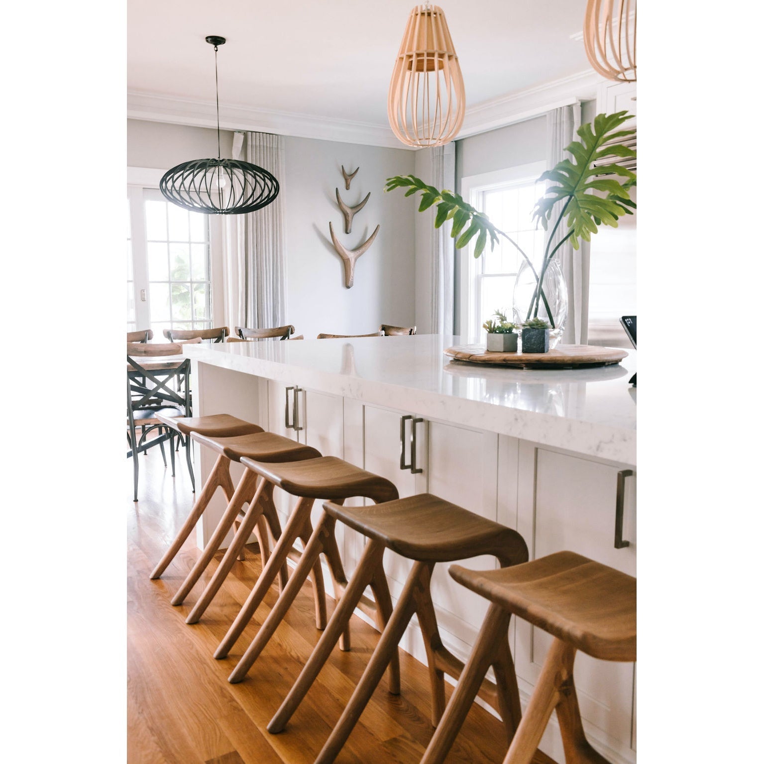 Ellipse pendant light top