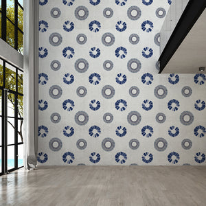 Shibori  Circles Wallpaper