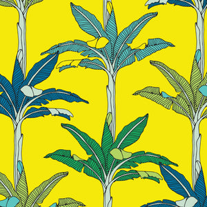Palms – Yellow Wallpaper