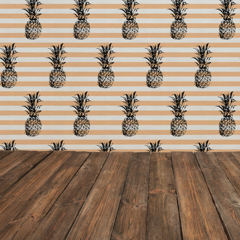 Pine Pine On Stripes – Sunset Wallpaper
