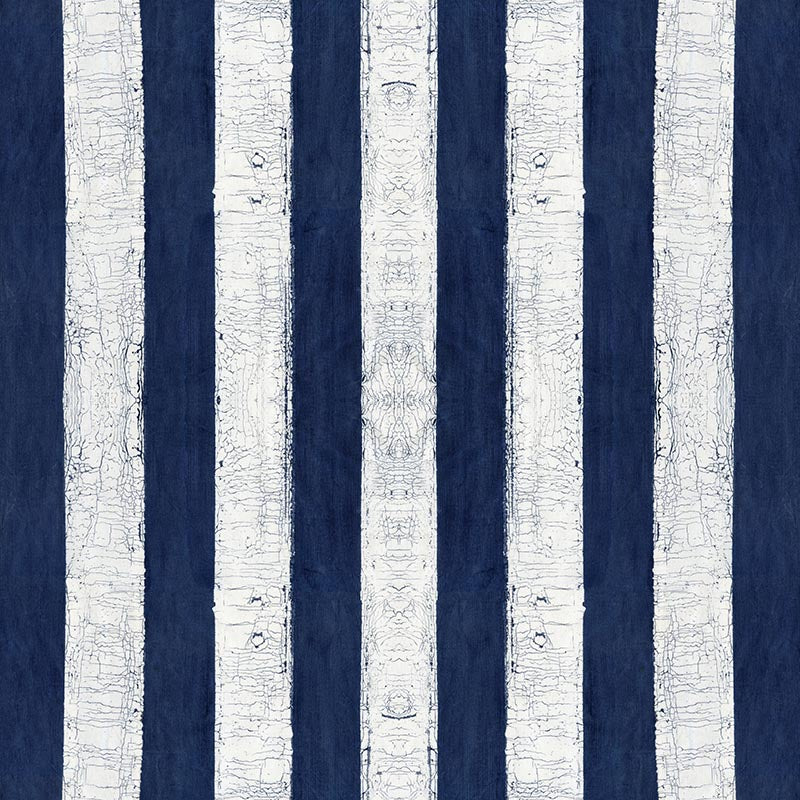 Rufaro – Blue Stripe Wallpaper