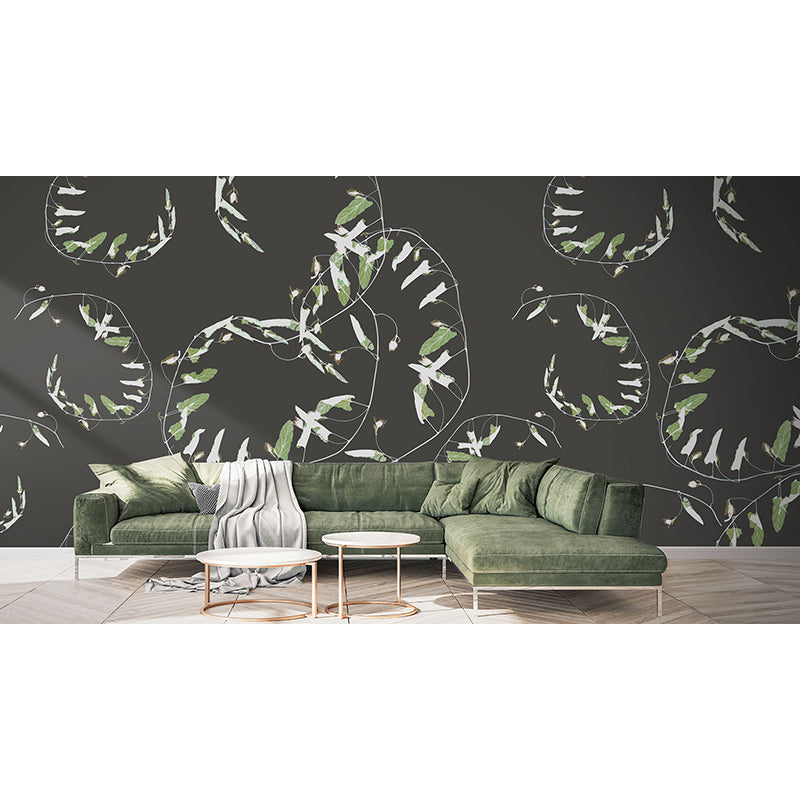 Rain-wood (dark) Wallpaper