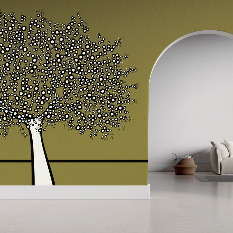 Olive Orchard Wallpaper
