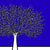 My Ultramarine Blue Tree Wallpaper