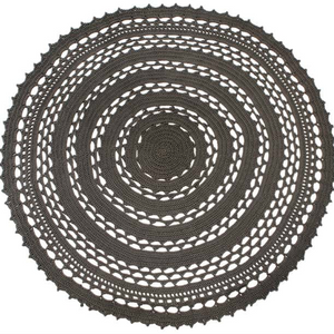 Robala Custom Made Doily Round Rug by Fibre Designs. The Verandah Collection rugs are hard-wearing, elegant and luxurious, suitable for both indoor or outdoor & easy to maintain.