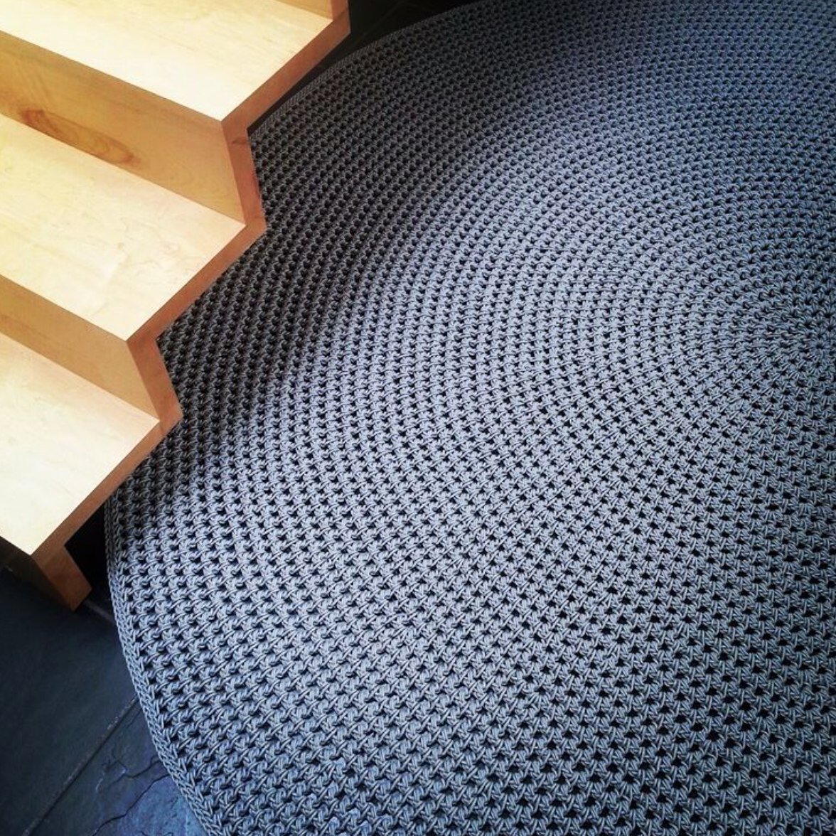 ROBALA CUSTOM MADE ROUND RUG BY FIBRE DESIGNS. The Verandah Collection rugs are hard-wearing, elegant & luxurious, suitable for an indoor or outdoor setting & easy to maintain. 