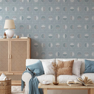 Solar Ray – Cotton Blue wallpaper