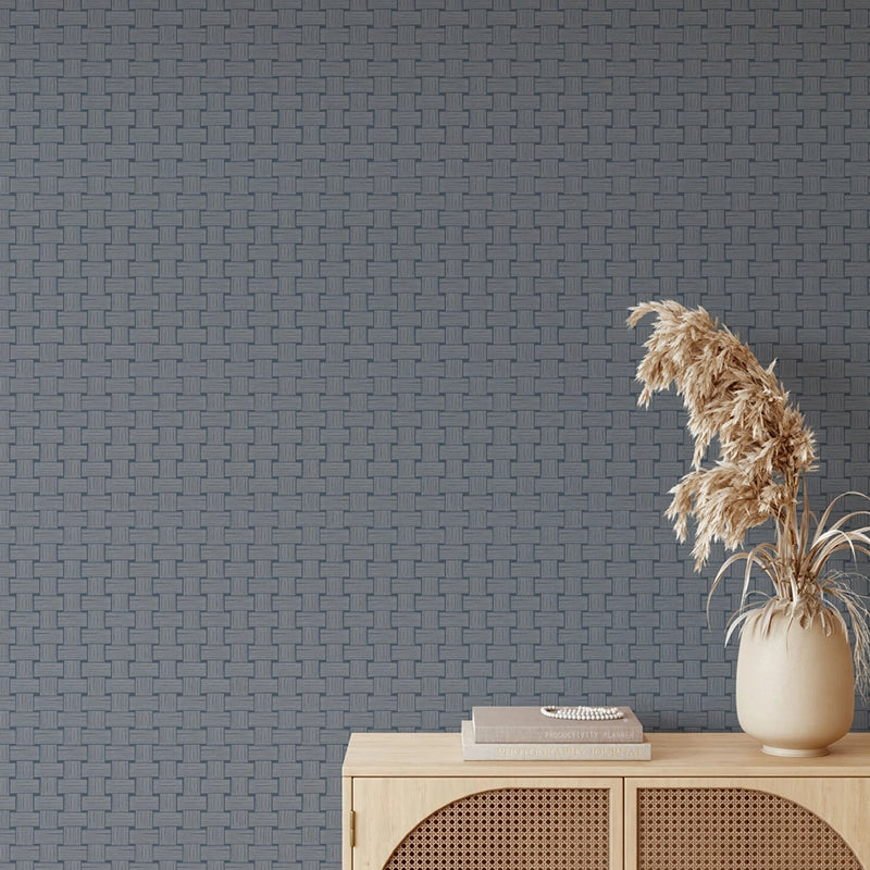 Woven – Cotton Grey wallpaper
