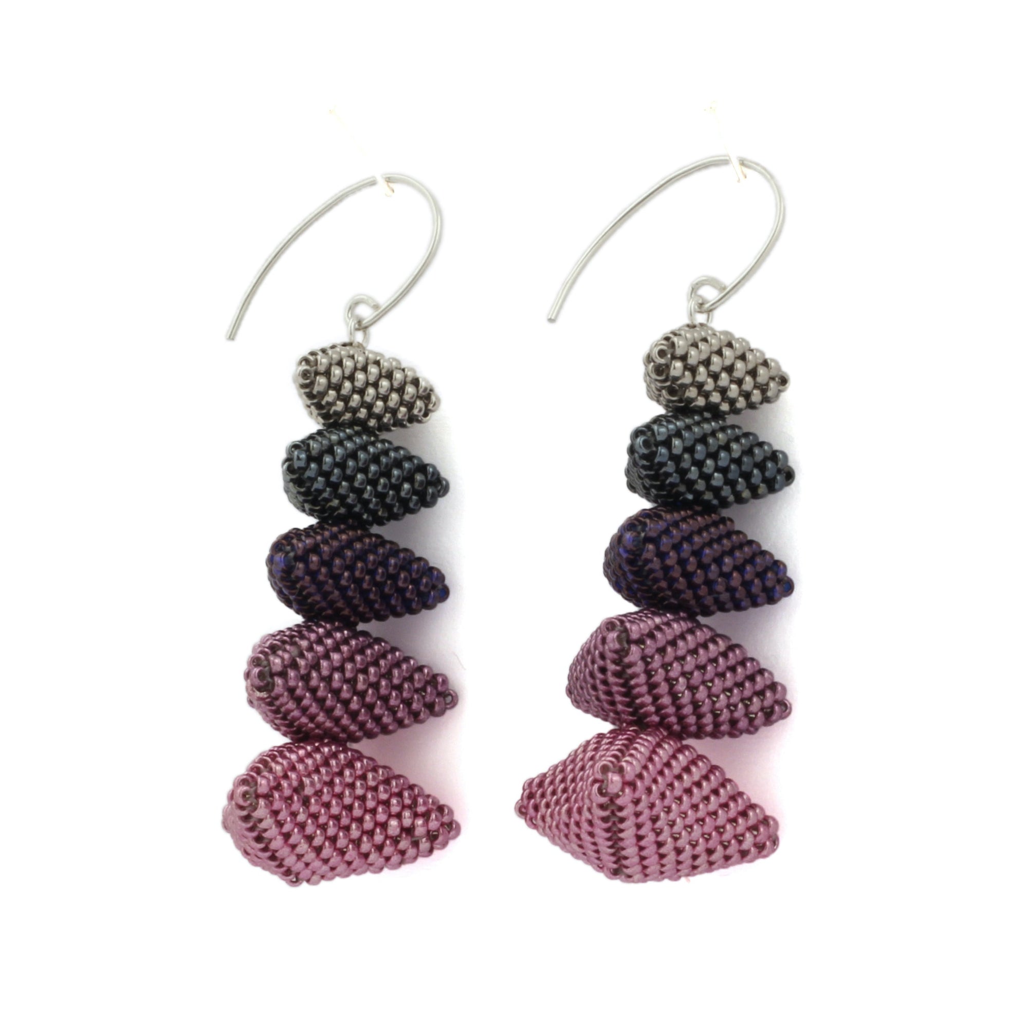 TAE1 - Twelve apostles earrings purple:silver.jpg