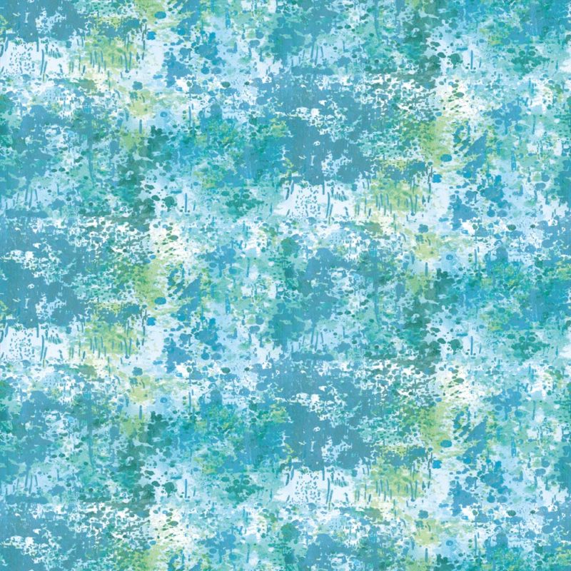 Splatter Turquoise Wallpaper