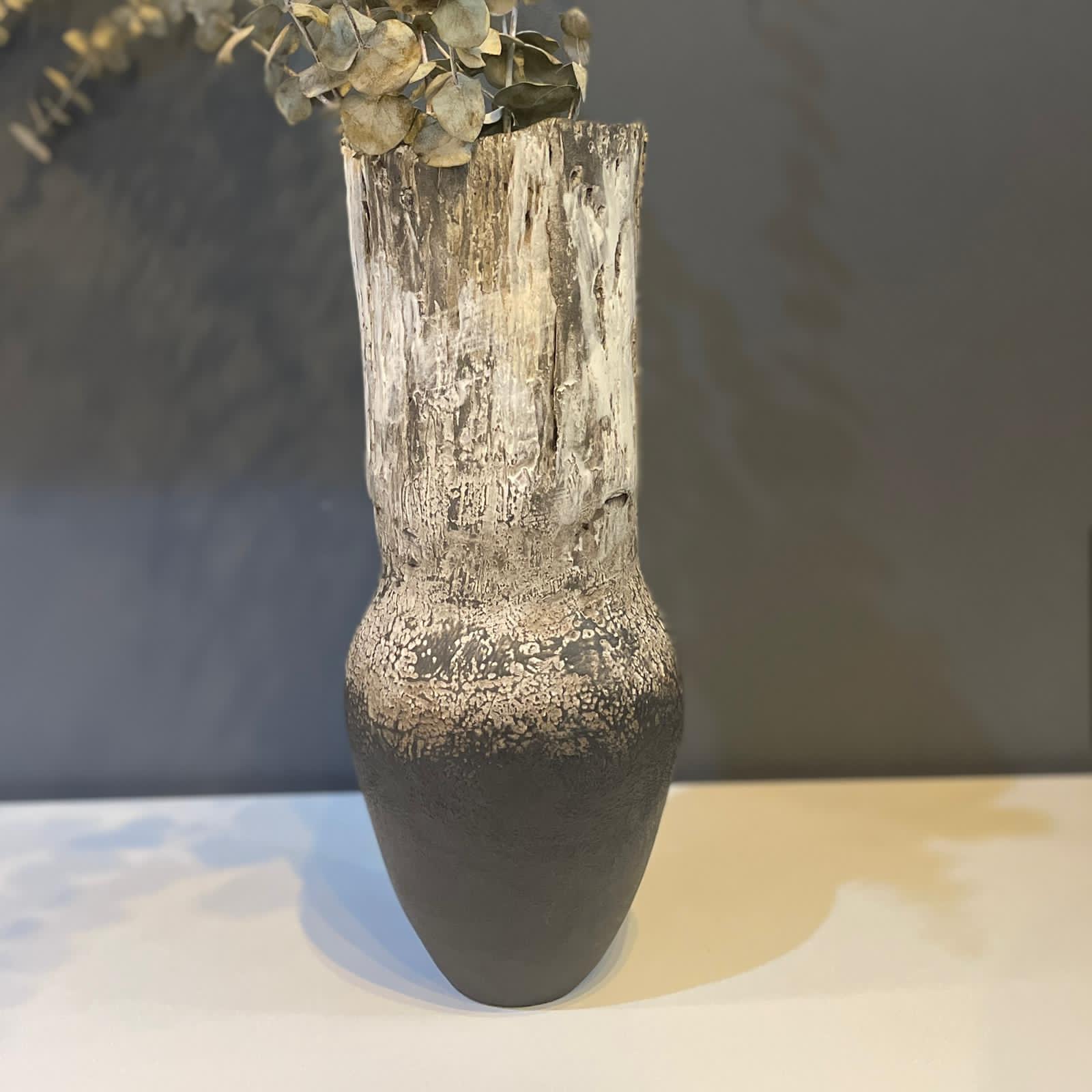 Large%20Vase,%20smoke%20white:charcoal%20with%20Karoo%20shale%20rock%20impression.jpg