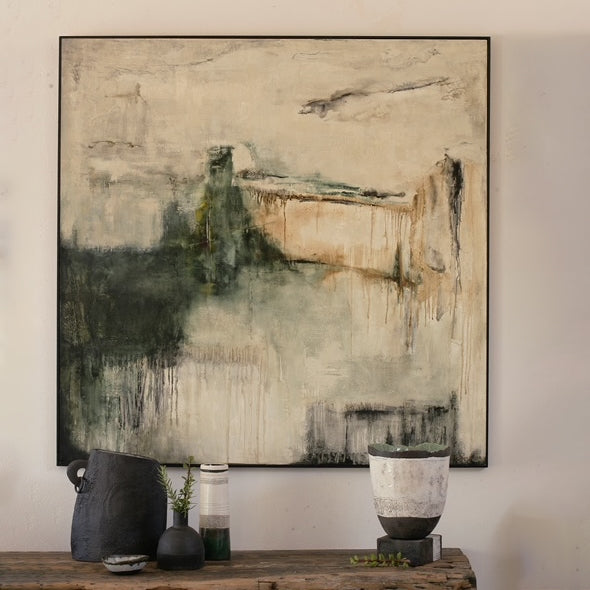 The story beneath -oil on aluminium 101cm x 101 cm (framed).jpg