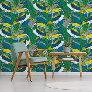 Toucan – Green Wallpaper