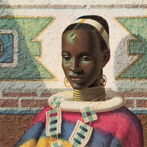 Woman of Ndebele wallpaper