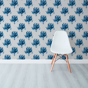 Protea King Blue Wallpaper
