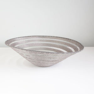 African Wire Decorative bowl - silver
