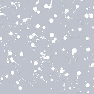 Splash – White on Cold Grey Wallpaper