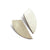 WHITE RABBIT DAYS USA NEW YORK DAGGER LEATHER STUD EARRINGS