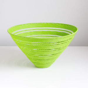 African Wire Decorative bowl - lime