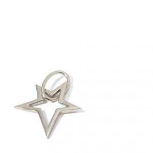 LUCKY STAR PENDANT - JEWELRY BY KIRSTEN GOSS. Hand cut star shaped pendant designed to attach to the signature lifesaver necklaces. Beautifully handmade in Sterling Silver