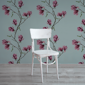 Magnolia – Blue Wallpaper