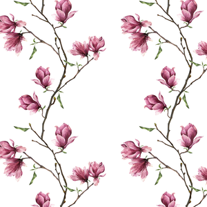 Magnolia – White Wallpaper