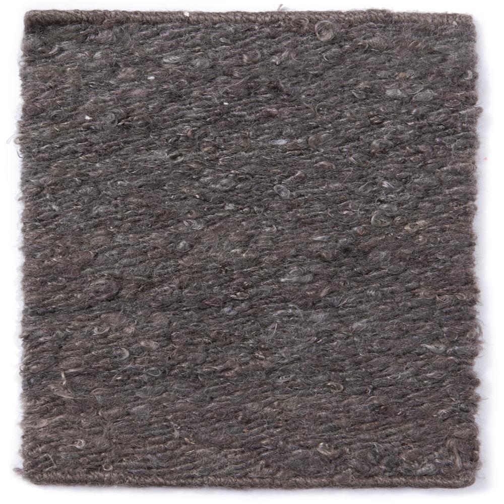 CHARCOAL MOHAIR RUG