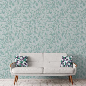 Splatter – Sage on Grey Wallpaper