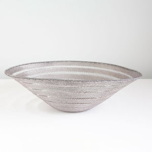 African Wire Decorative bowl - silver