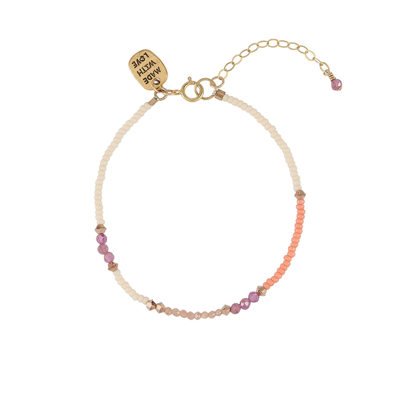 Semi Precious Utulivu Assorted Beaded Bracelet