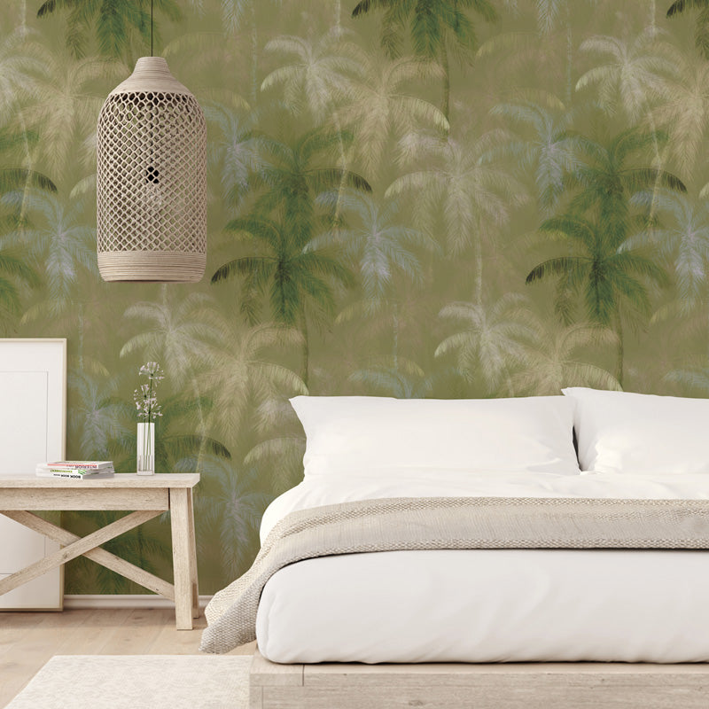 Dreaming Palm Trees – Green Wallpaper